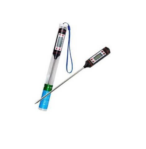 Digital Probe Type Thermometer TP-101 Black