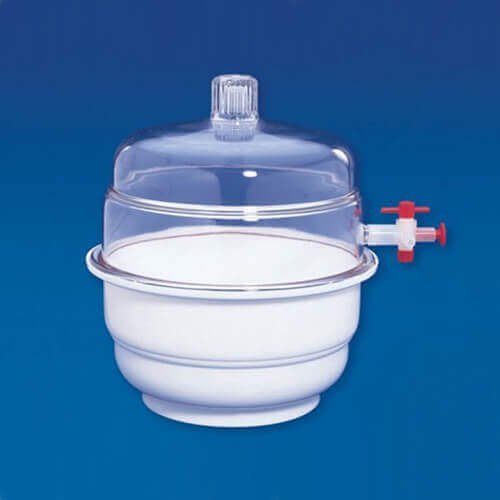 PolyLab Plastic Vacuum Desiccator 200 mm