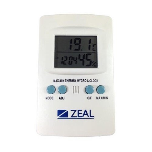 Zeal Temperature and Humidity Digital Hygrometer PH1000